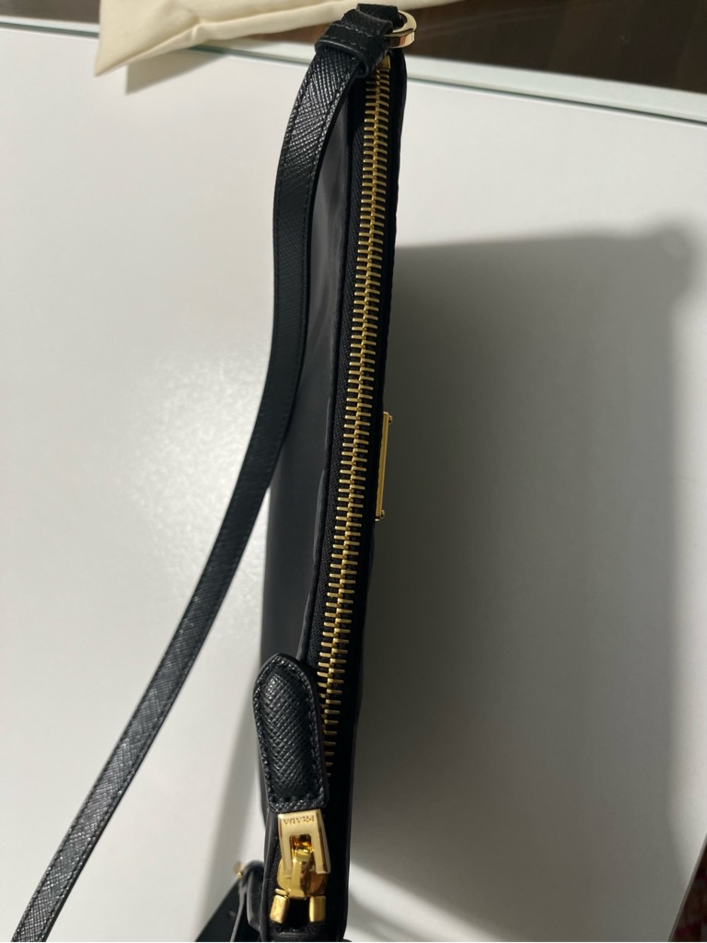 Prada Black Nylon shoulder bag - Picture 4 of 11